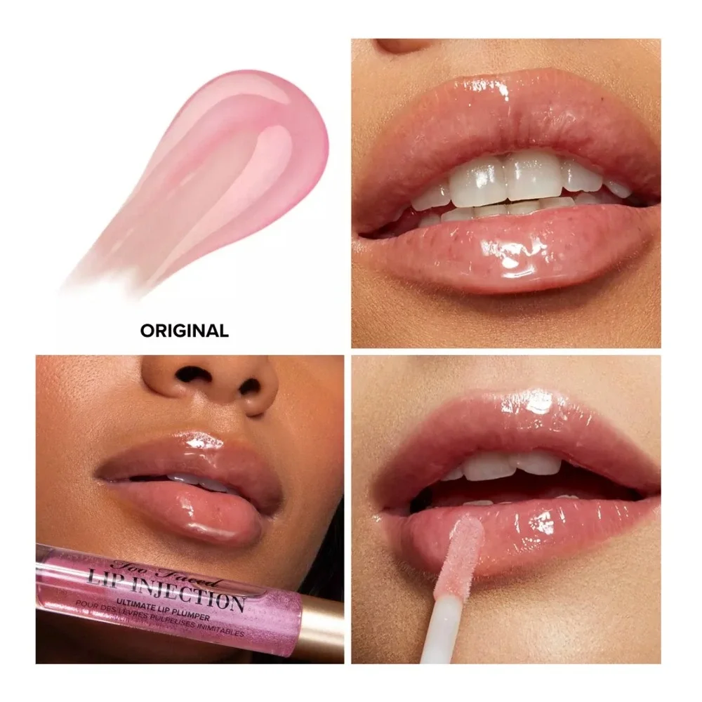 Too Faced Lip Injection Plumping Lip Gloss  Pink  0.14 fl oz